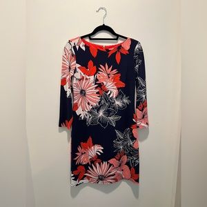 Multi-colored dress. Runs a little oversized.